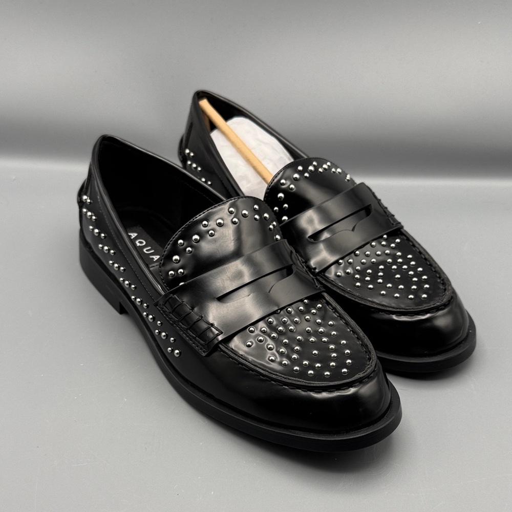 AQUA Women's Embellished Penny Loafers